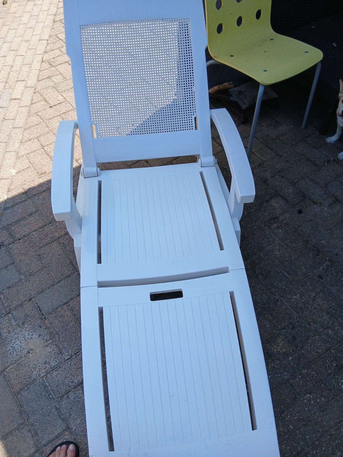 Relax stoel voor buiten, Ophalen, Gebruikt, Kunststof