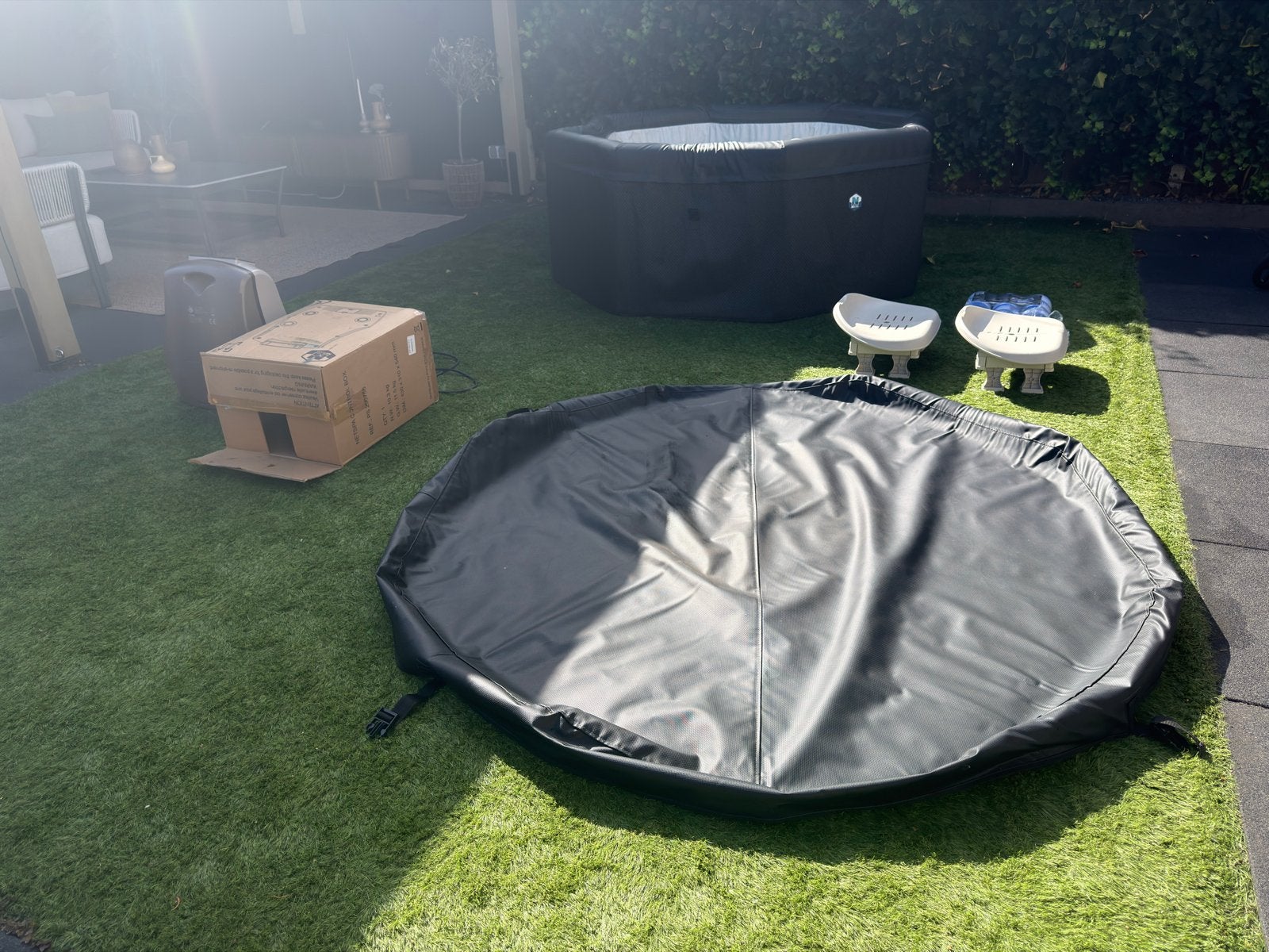 Net Spa Octopus Jacuzzi - opknapper!, Ophalen, Gebruikt