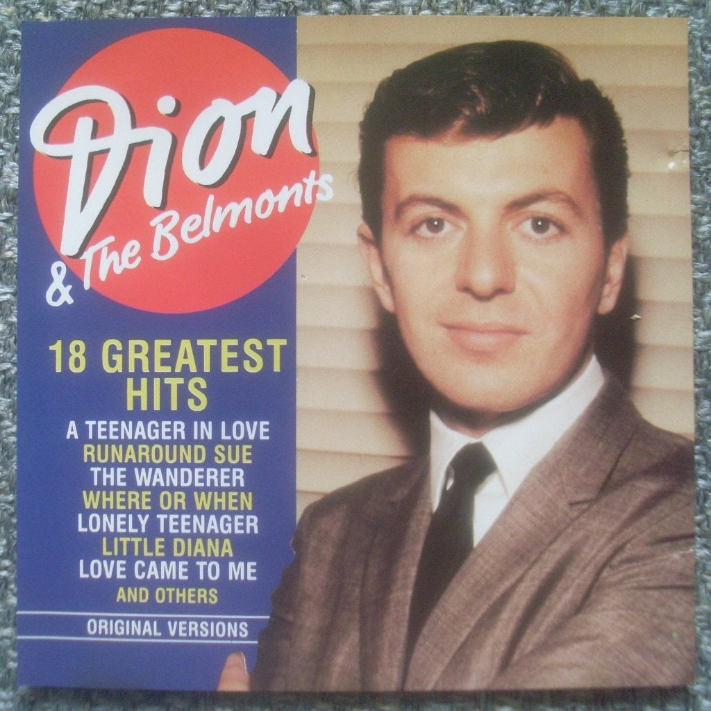 Dion & The Belmonts - 18 Greatest Hits (CD) DiMucci, Gebruikt, Ophalen of Verzenden, Verzamelalbum, Rock-'n-roll
