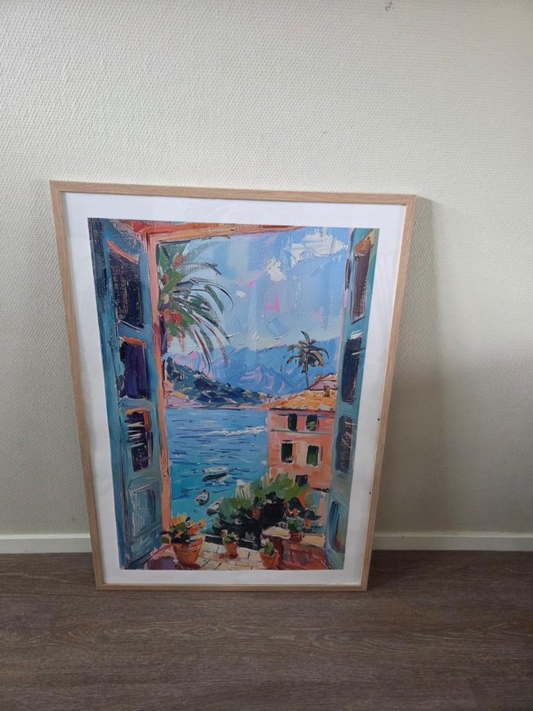 Poster met lijst 70x100, Ophalen of Verzenden