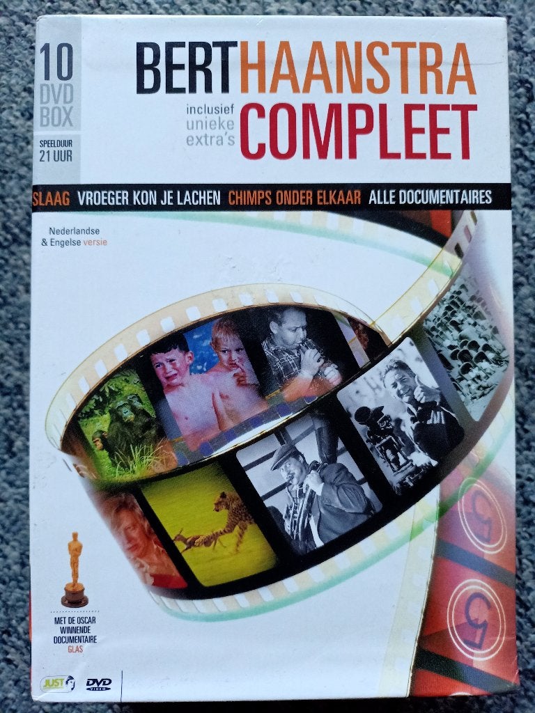 Bert Haanstra Compleet - 10 DVD Box (21 uur speeltijd), Bonusmateriaal, Documentaire, Alle leeftijden, Nederlands