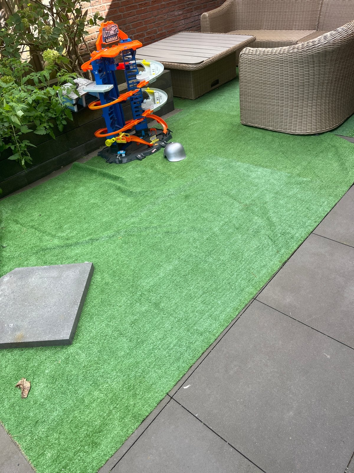 Kunstgras van Praxis, 2 stuks, Ophalen, Zo goed als nieuw, Minder dan 10 m², Kunstgras