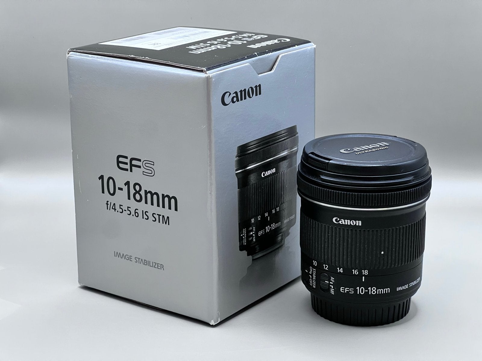 Canon Groothoeklens EF-S 10-18mm f/4.5-5.6 IS, Audio, Tv en Foto, Fotografie | Lenzen en Objectieven, Zo goed als nieuw, Groothoeklens