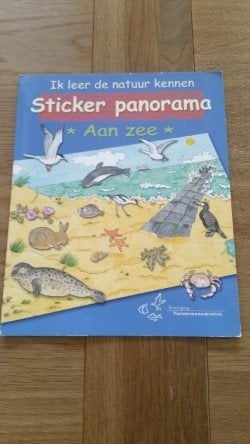Sticker panorama - Aan Zee, Verzenden, Nieuw, Knutselen