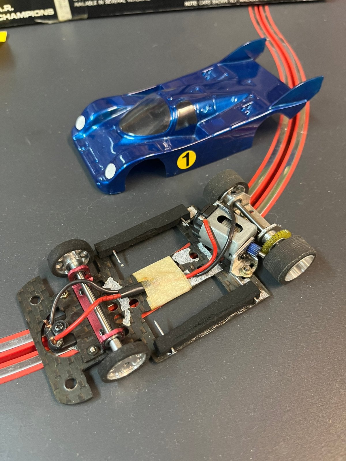 Slotcar 1/32 carbon slotit nsr, Overige merken, Auto, 1:32 tot 1:50, Ophalen of Verzenden