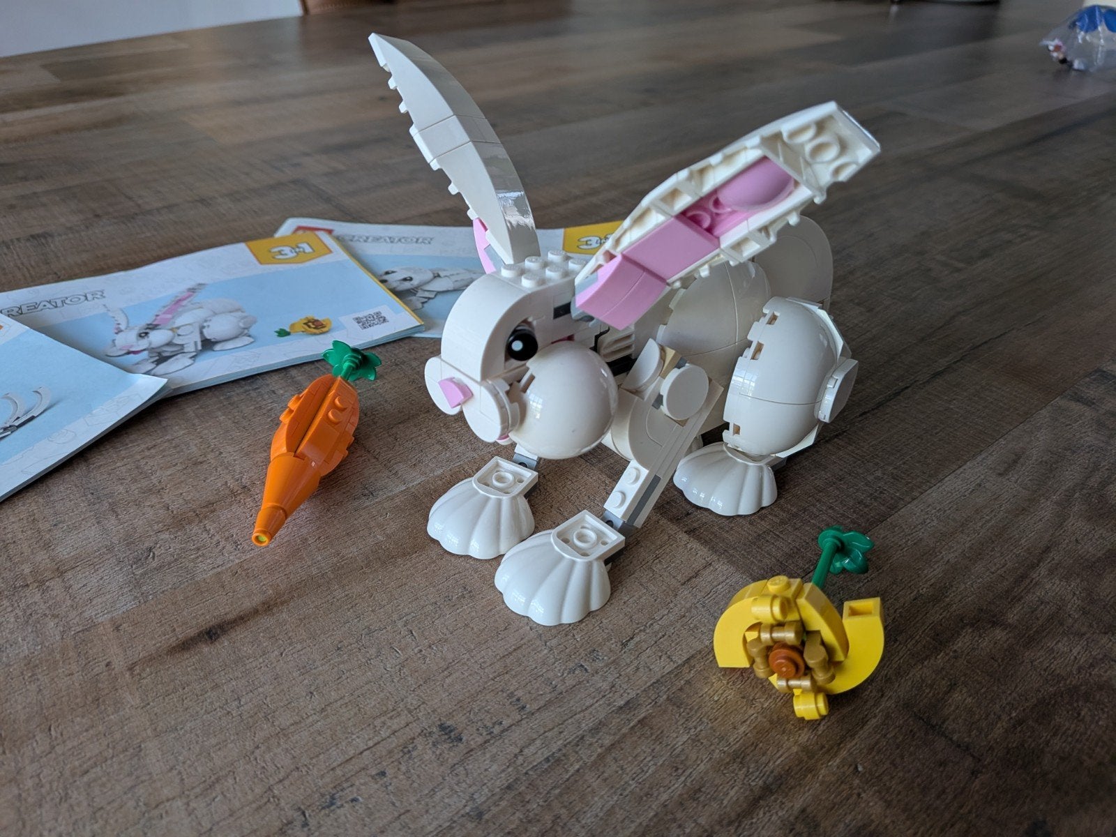 LEGO Creator 31133 Witte Konijn 3-in-1, Ophalen of Verzenden, Zo goed als nieuw