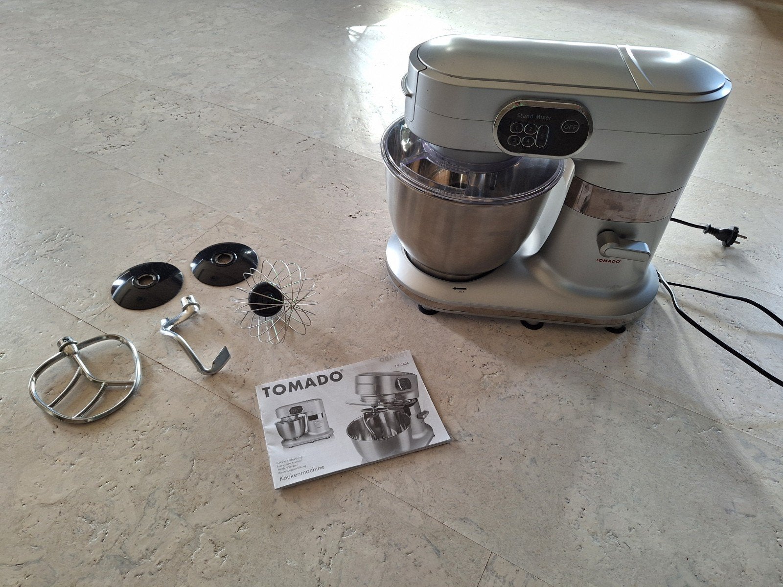 Tomado mixer, 4 liter of meer, Ophalen of Verzenden, Zo goed als nieuw, 3 snelheden of meer
