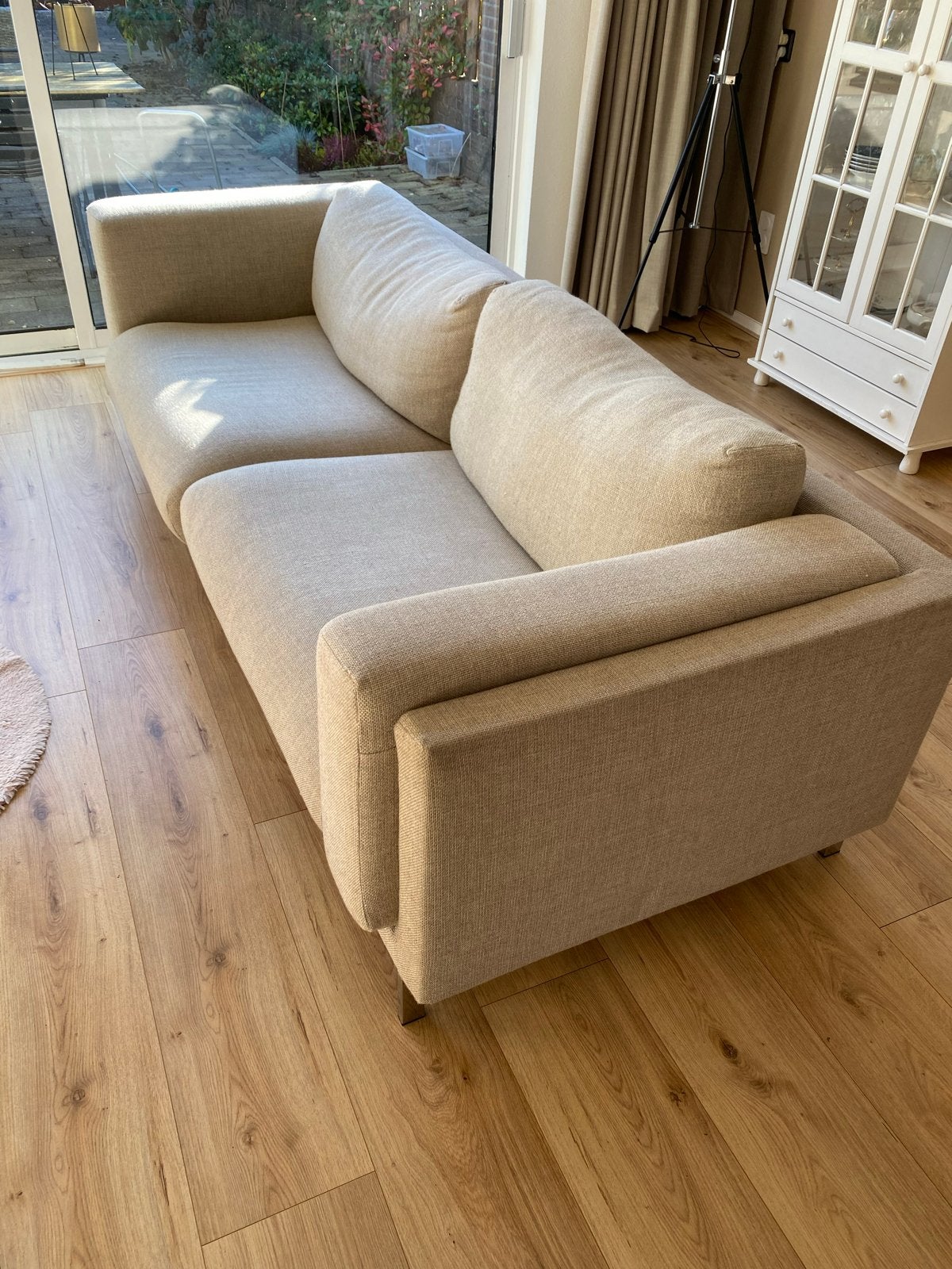 IKEA Nockeby 3-persoons bank 251cm, Ophalen, 250 tot 300 cm, Gebruikt, Driepersoons