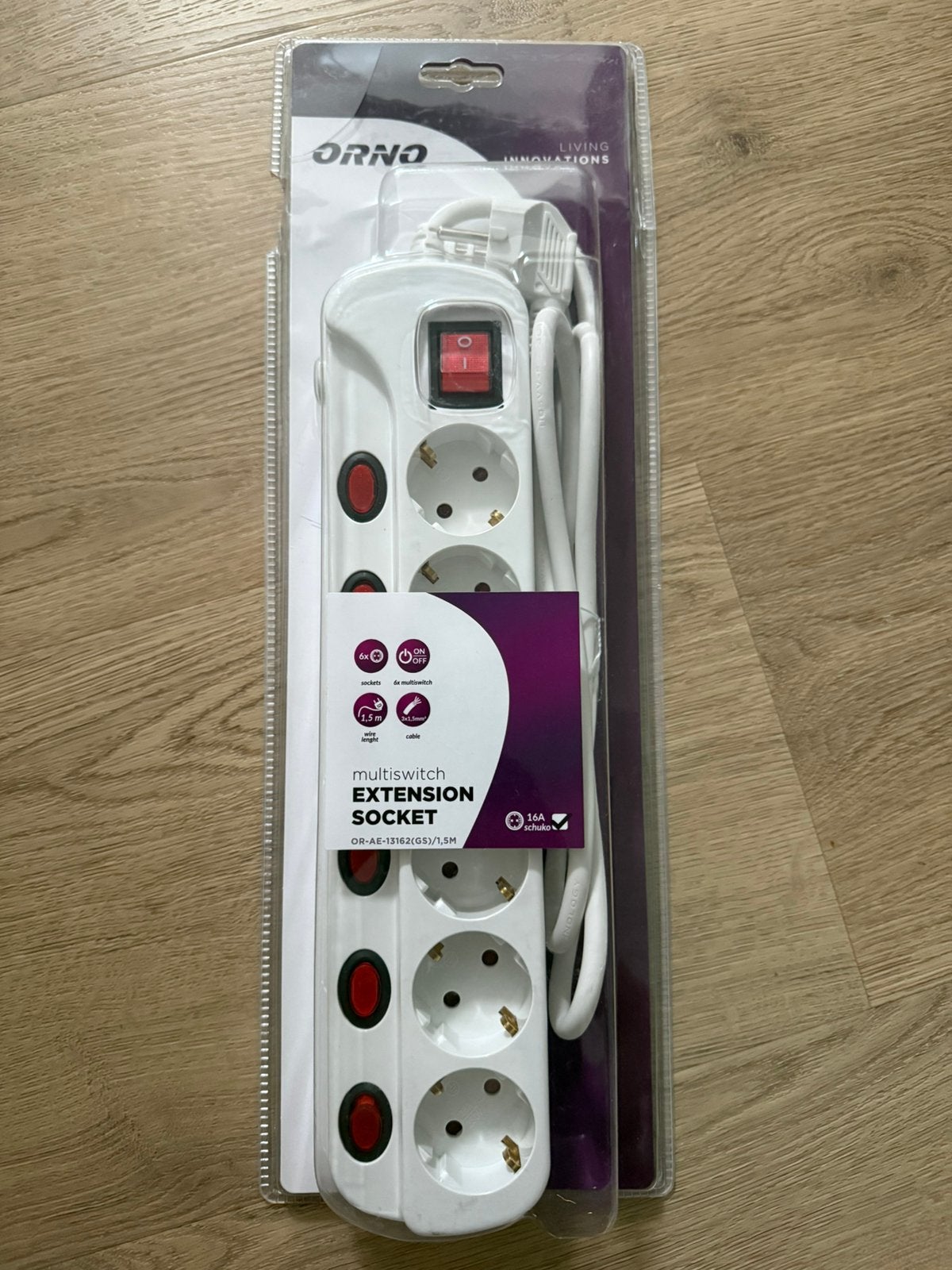Omno Multi switch extension socket, Ophalen of Verzenden, Nieuw, Apparatuur