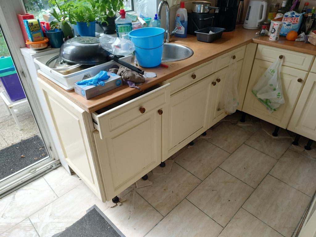 set massief eikenhouten paneeldeurtjes, Huis en Inrichting, Kasten | Buffetkasten, Ophalen, Minder dan 50 cm, Gebruikt, Klassiek