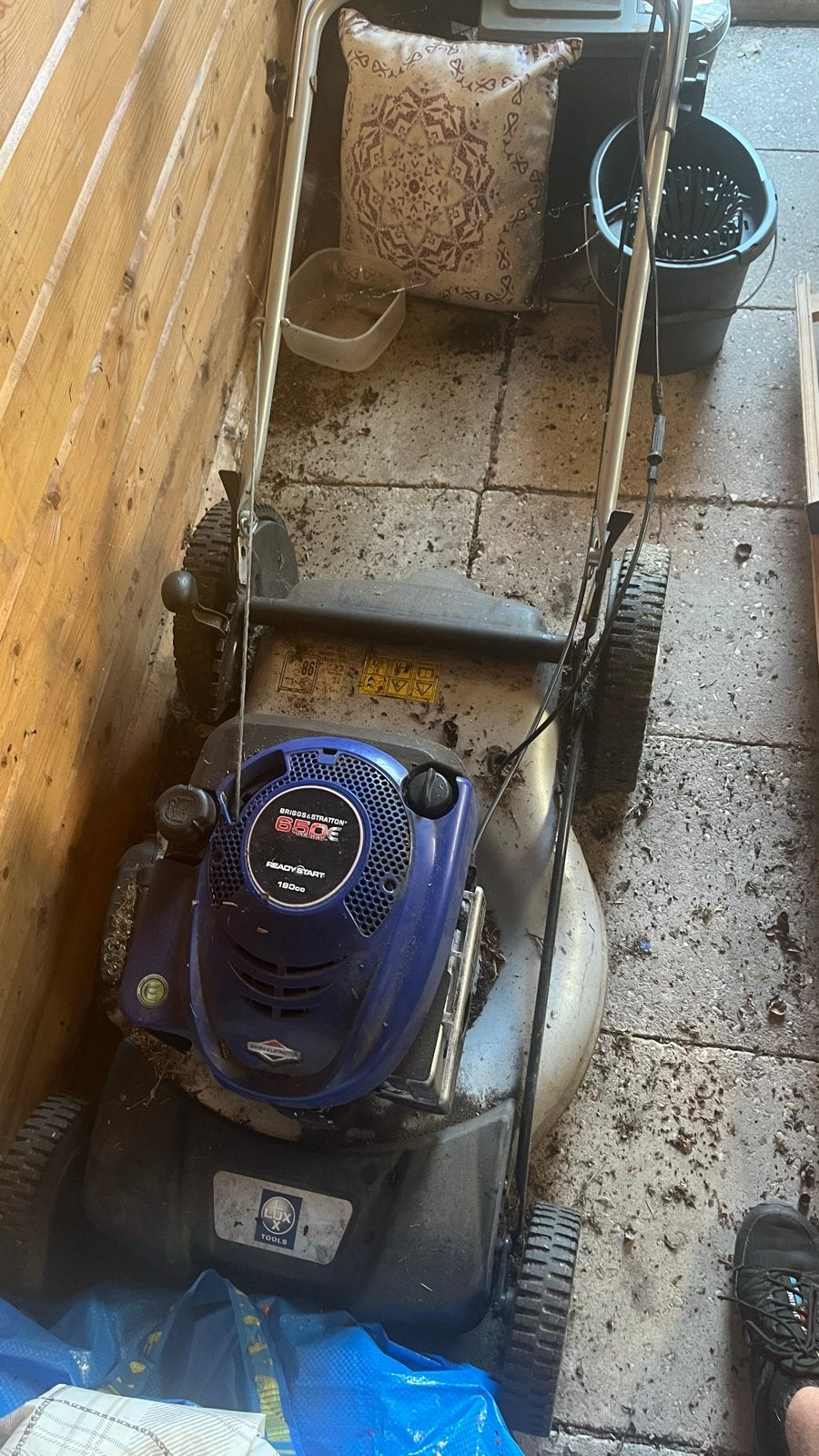 Briggs & Stratton 650e ReadyStart Grasmaaier, Tuin en Terras, Grasmaaiers, Gebruikt, Benzine-grasmaaier, Ophalen of Verzenden