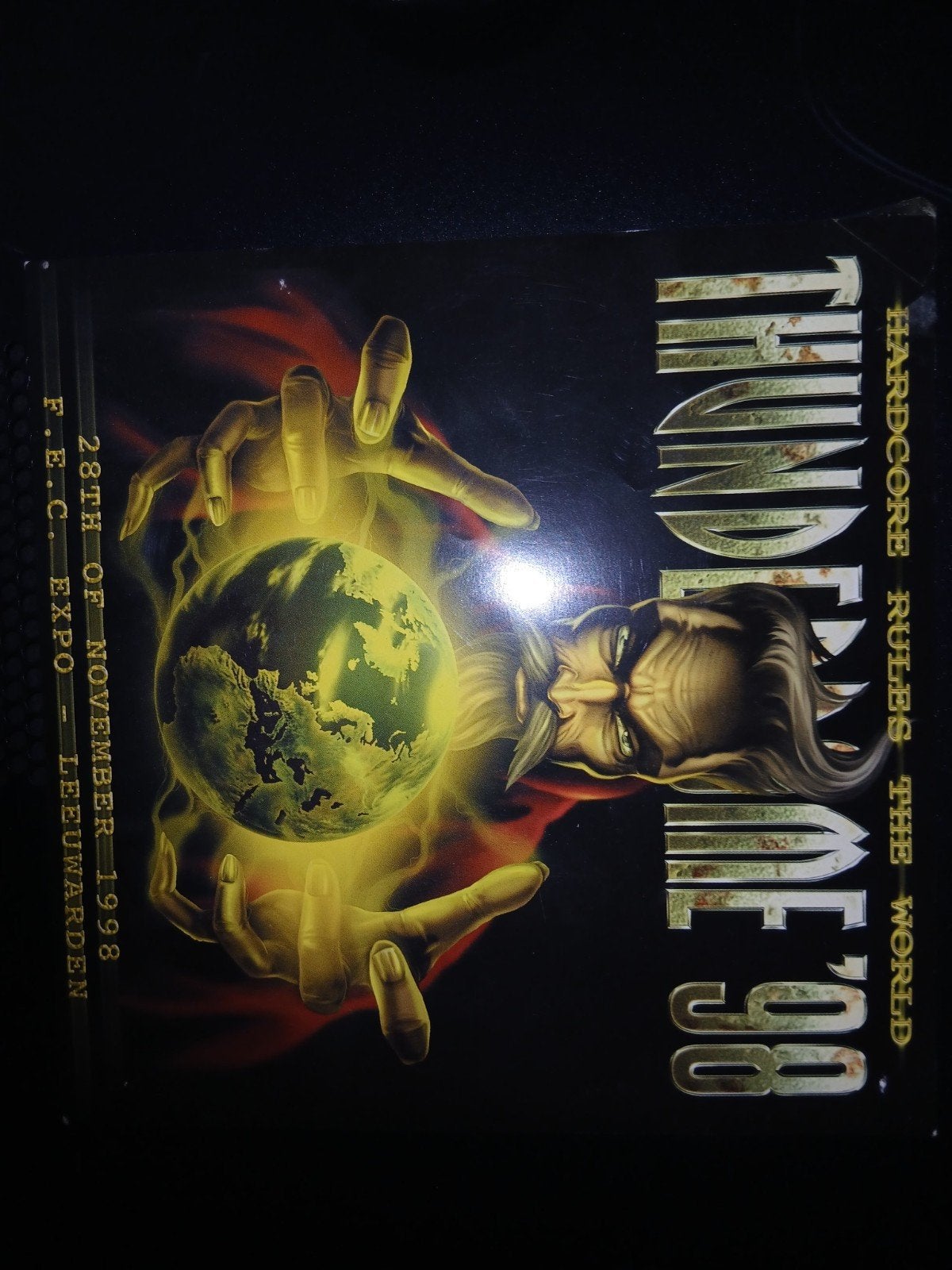 Thunderdome 98 flyer Id&t hardcore, Ophalen of Verzenden, Zo goed als nieuw, Foto of Kaart