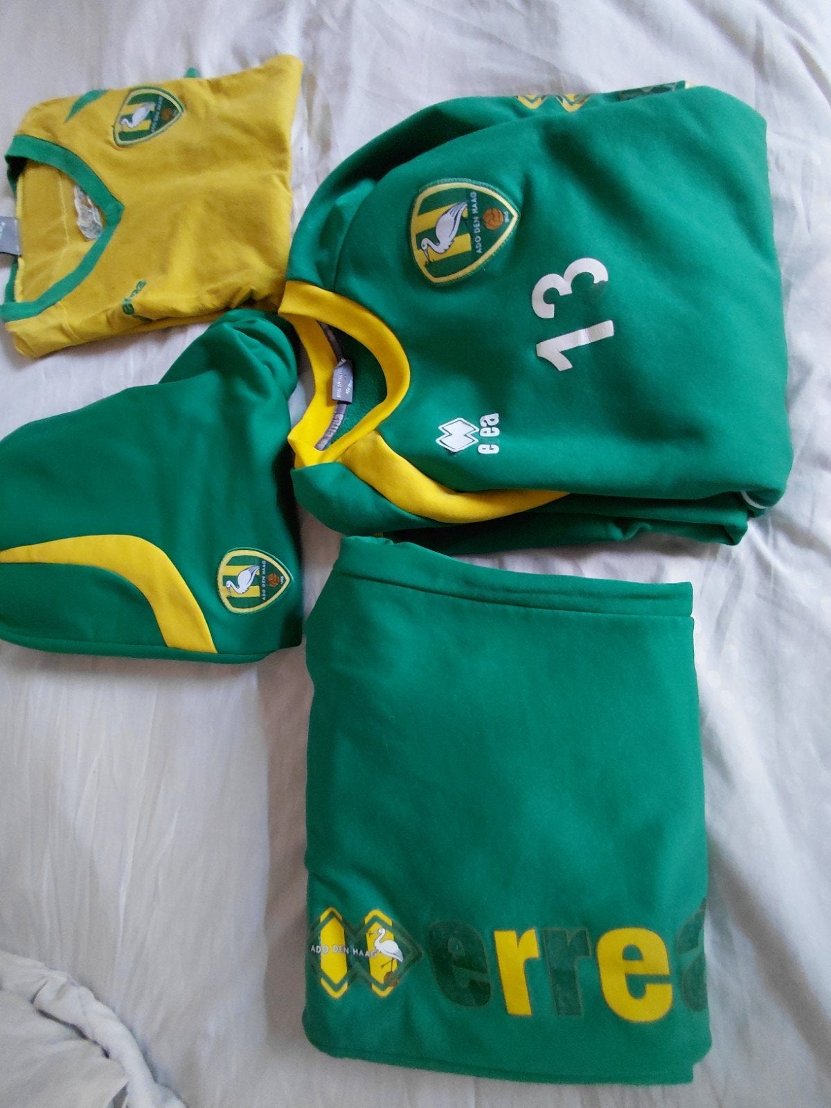 ADO Den Haag Trainingsset Speler Gedragen Maat L, Maat 52/54 (L), Meerkleurig, Ophalen of Verzenden, Voetbal