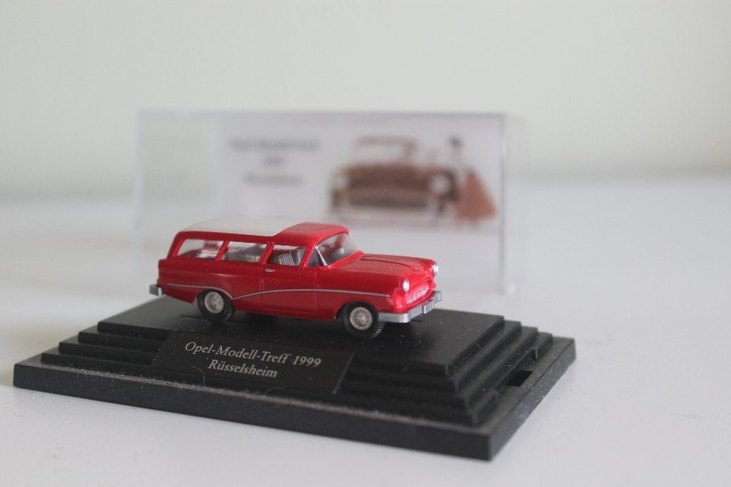 Promotiemodel Wiking Opel Rekord '57 caravan, Hobby en Vrije tijd, Ophalen of Verzenden, Zo goed als nieuw, Auto, Wiking