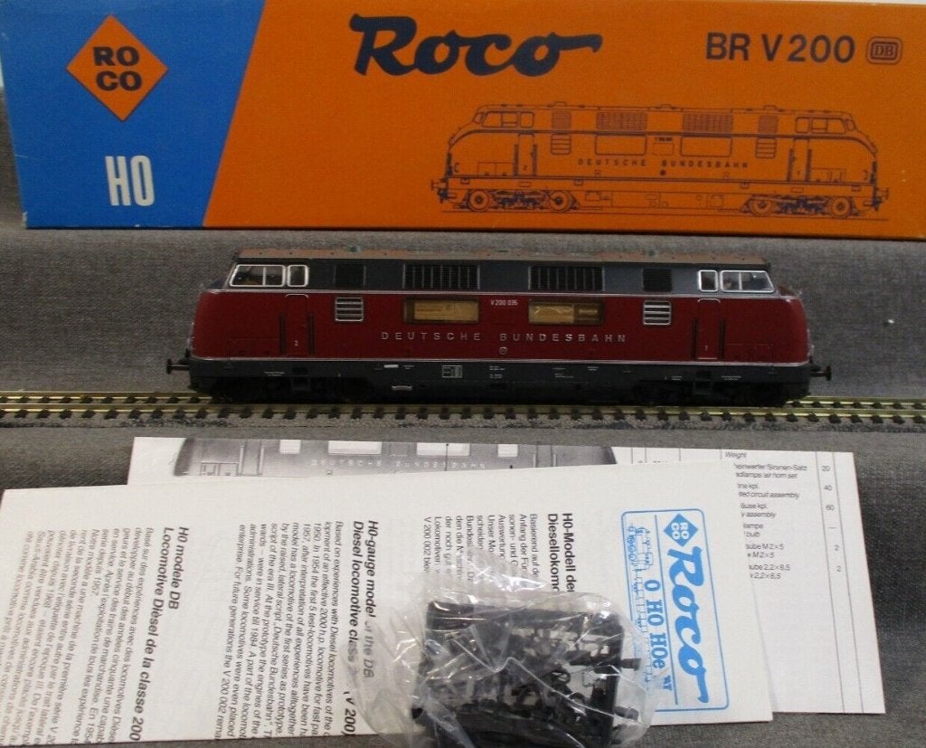 `Roco diesel lokomotief V 200 035 DB analoog, Nieuw, Ophalen of Verzenden, Roco, Analoog