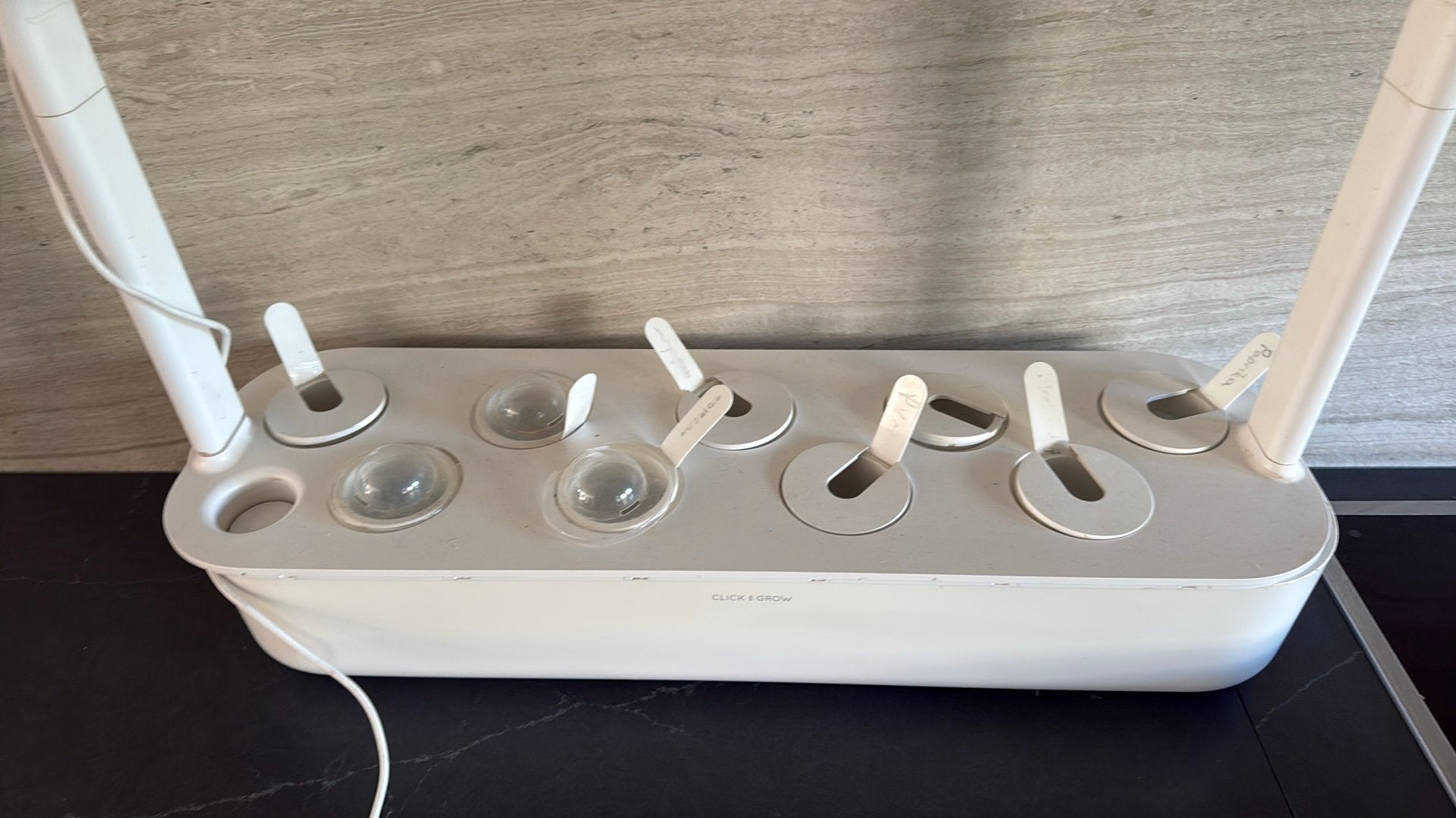 Click & Grow Smart Garden 9 - Indoor kruidentuin, Tuin en Terras, Kweekspullen, Ophalen of Verzenden, Gebruikt, Kweekbak