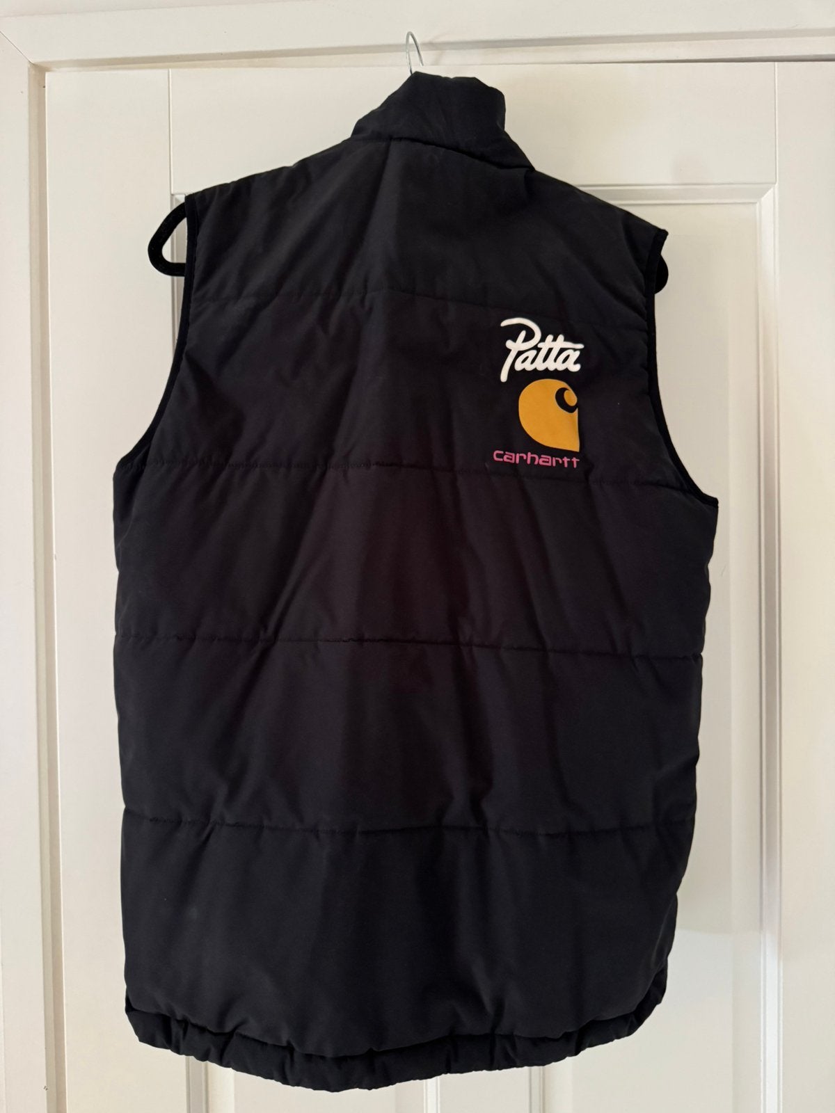 Carhartt WIP x Patta Broom Vest Bodywarmer – Zwart, Ophalen of Verzenden, Zo goed als nieuw, Zwart