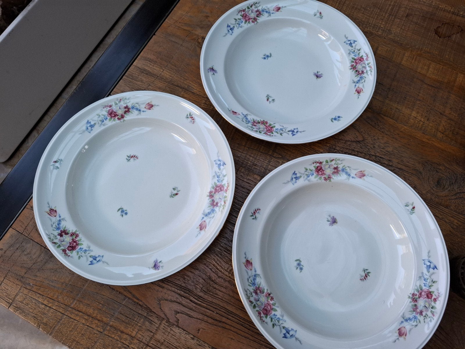 3 Hutschenreuther Iris borden, Ophalen of Verzenden
