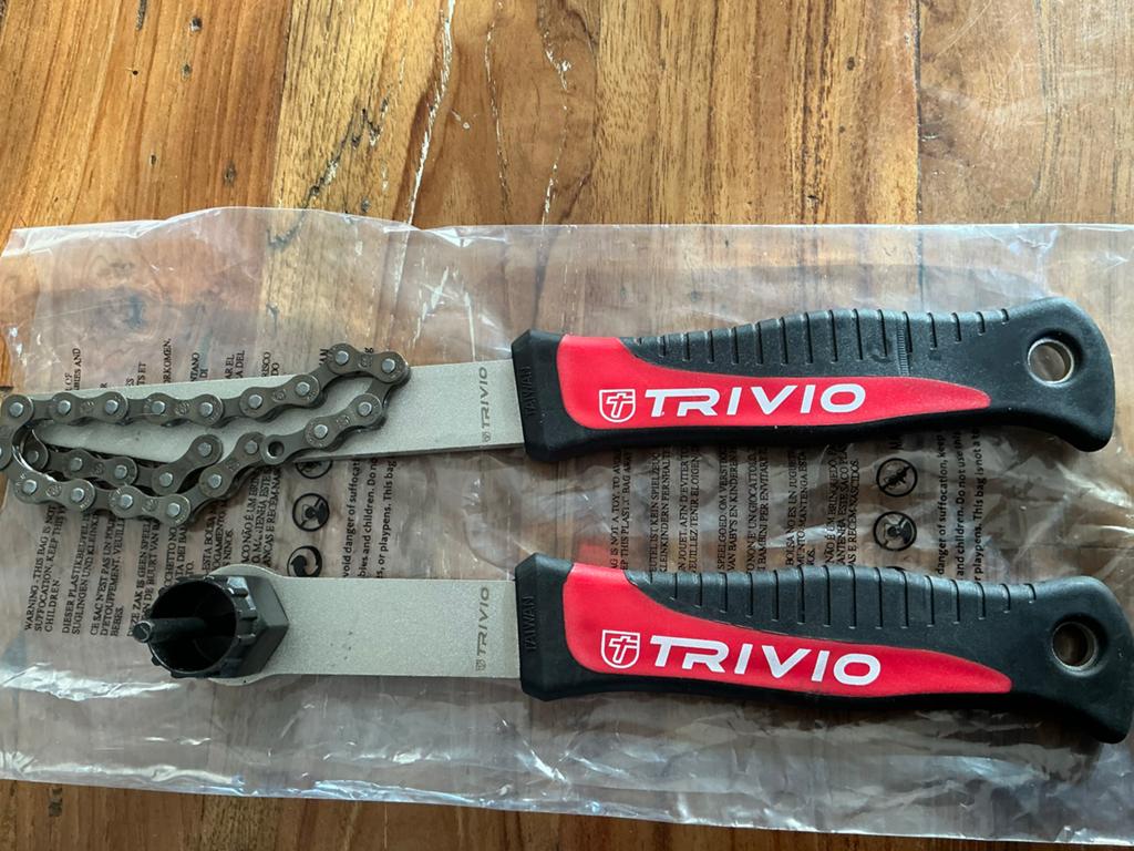 Trivio cranktrekker en kettingzweep, Ophalen, Zo goed als nieuw, Crankstelgereedschap
