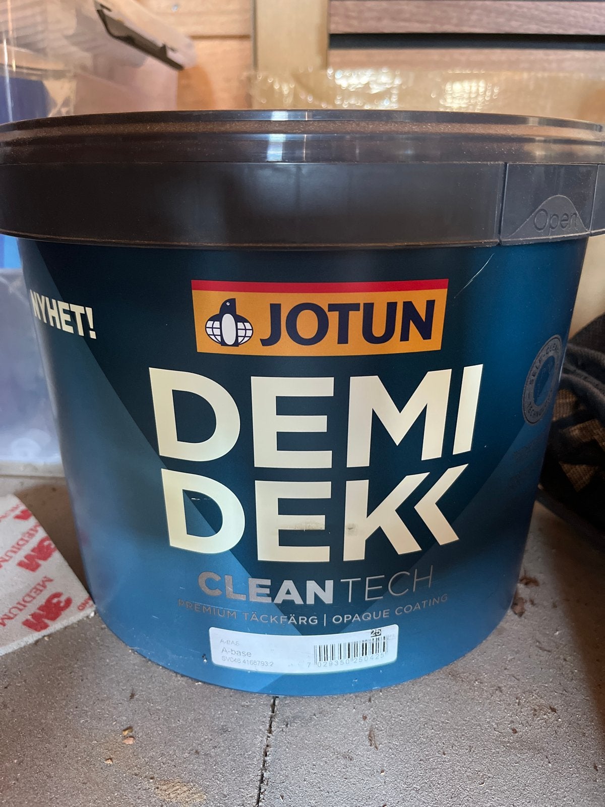 Jotun Demidekk CleanTech buitenverf 10L (walnoot), Ophalen, Nieuw, Overige typen