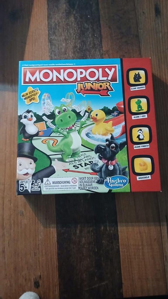 Monopoly Junior - Helemaal nieuw bordspel voor kinderen, Ophalen of Verzenden, Nieuw, Hasbro Gaming