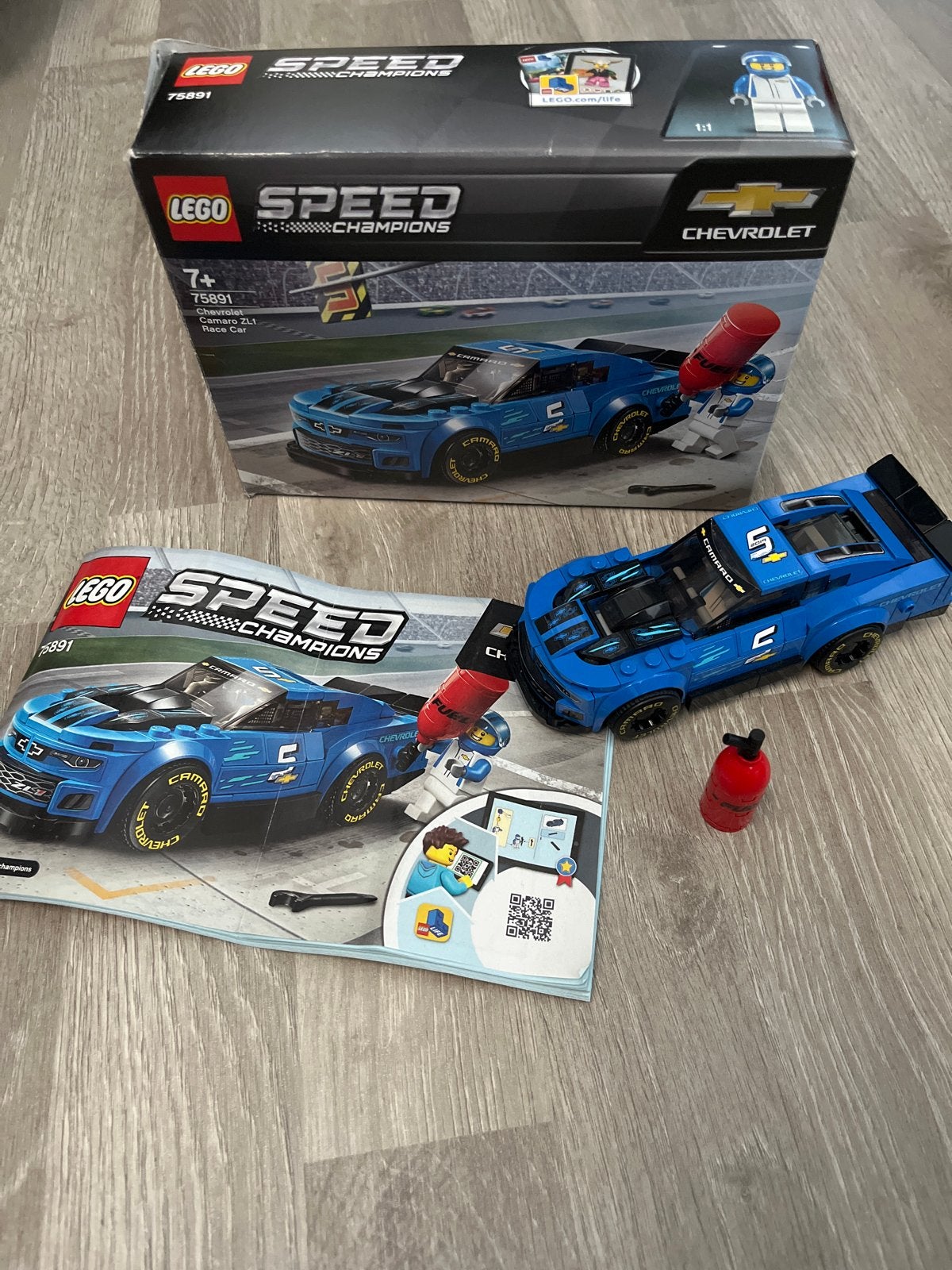 LEGO Speed Champions Chevrolet Camaro ZL1 Race Car, Ophalen, Zo goed als nieuw, Overige merken