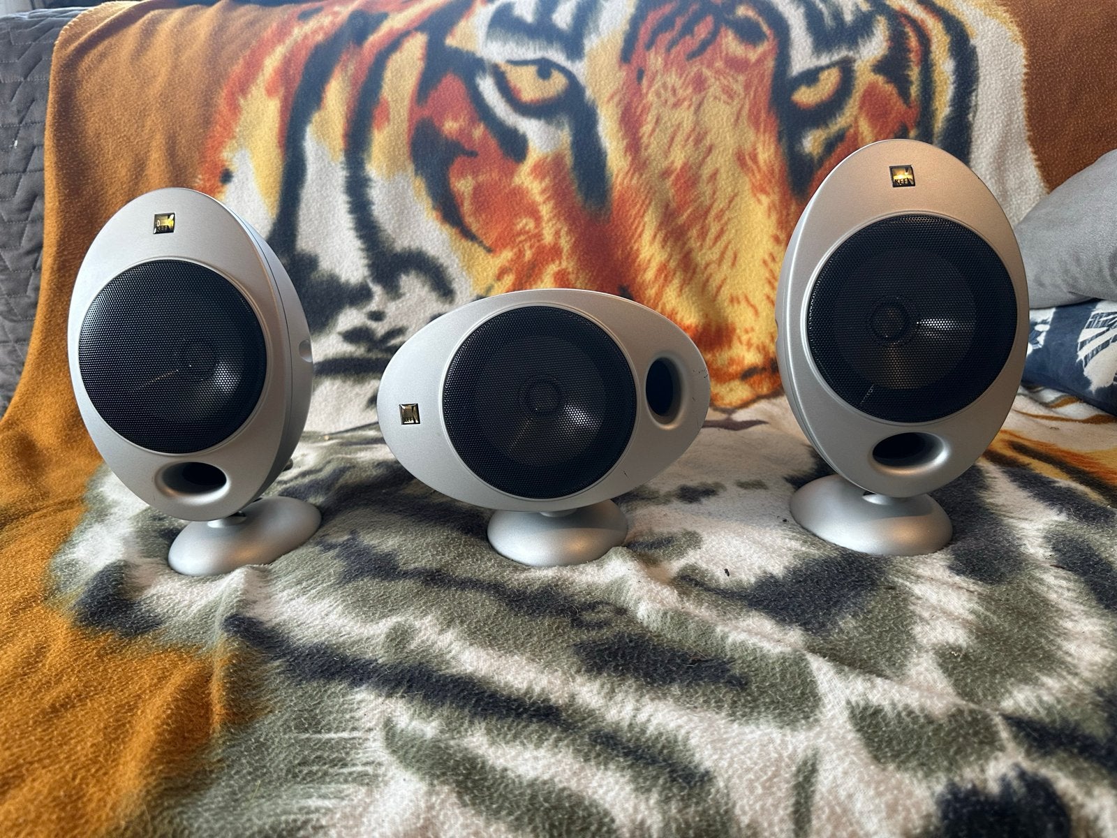 KEF KHT2005.2 Satelliet Speakers (3 stuks), Audio, Tv en Foto, Luidsprekers, Ophalen, Gebruikt, Speakerset, Minder dan 60 watt