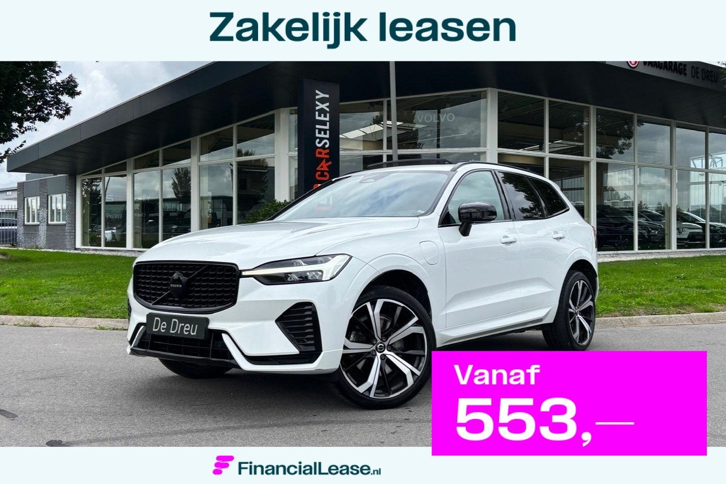 Volvo XC60 2.0 T6 Recharge AWD R-Design | PANO | MEMORY | CA, Automaat, Gebruikt, 1969 cc, Bedrijf