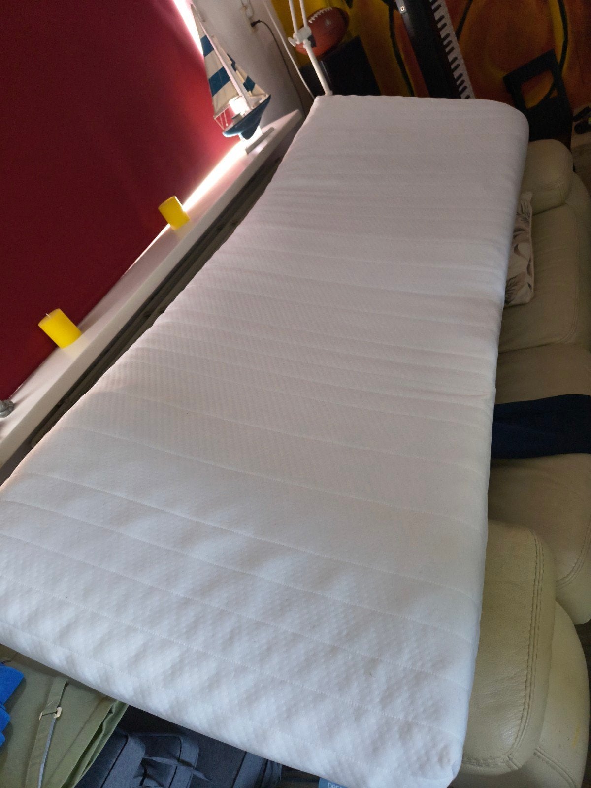 Te koop schuim matras., Ophalen, 190 cm of minder, Zo goed als nieuw, Eenpersoons