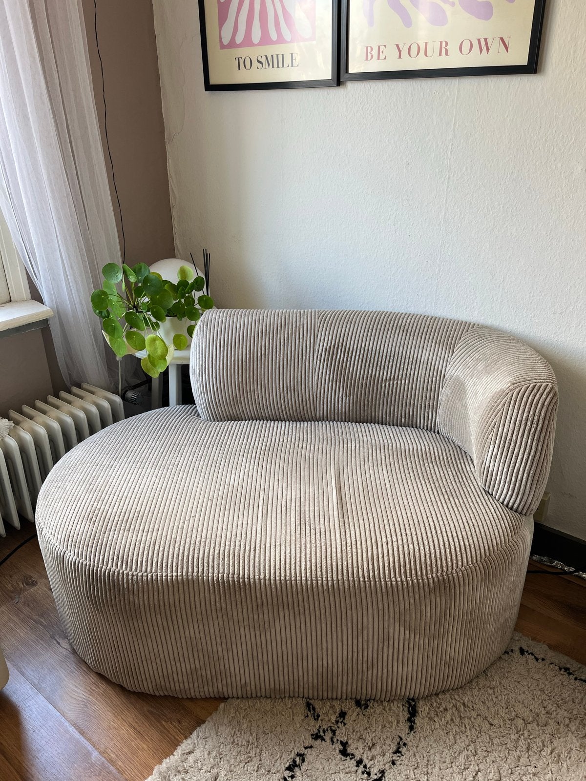 WOOOD fauteuil Scotty rechts mocca - Zo goed als nieuw, Huis en Inrichting, Fauteuils, Ophalen, Zo goed als nieuw, Stof, 75 tot 100 cm