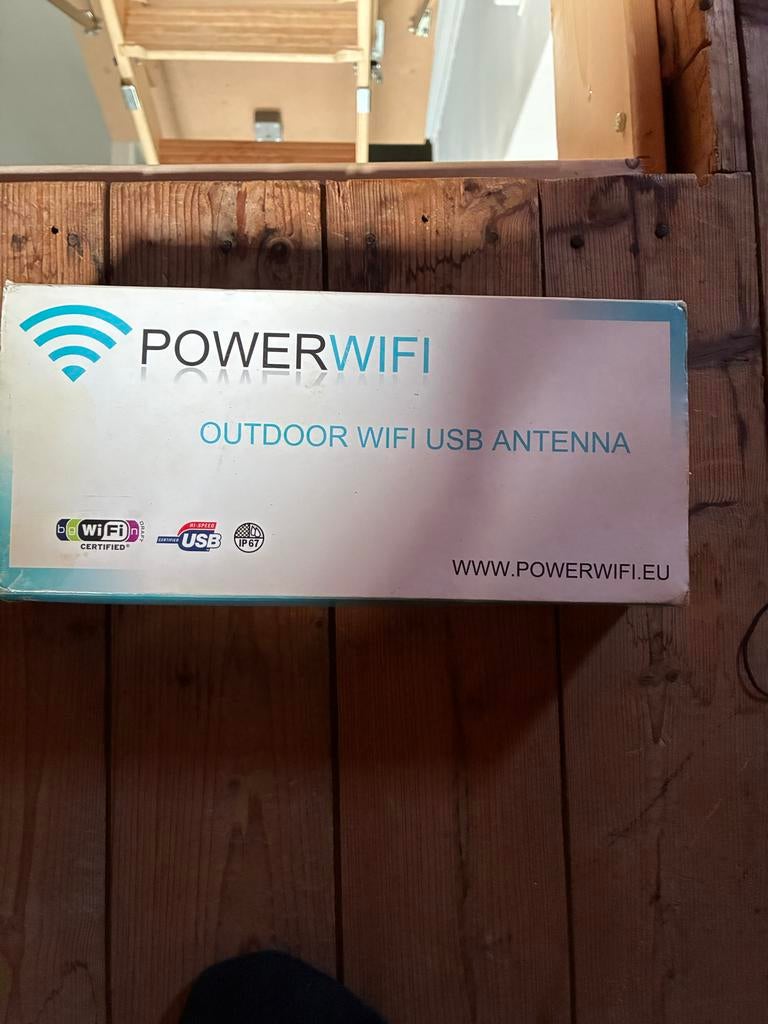 PowerWiFi Outdoor USB WiFi Antenne - Versterk je signaal, Computers en Software, WiFi-versterkers, Ophalen of Verzenden, Gebruikt