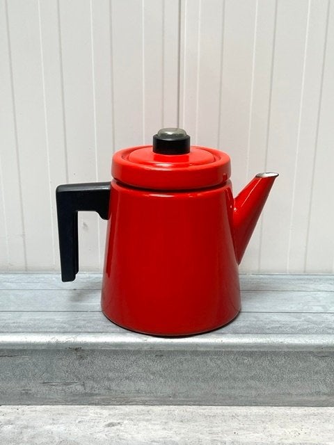 Finel Pehtoori theepot Antti Nurmesniemi design vintage 1957, Theepot/fluitketel, Gebruikt, ., Ophalen of Verzenden