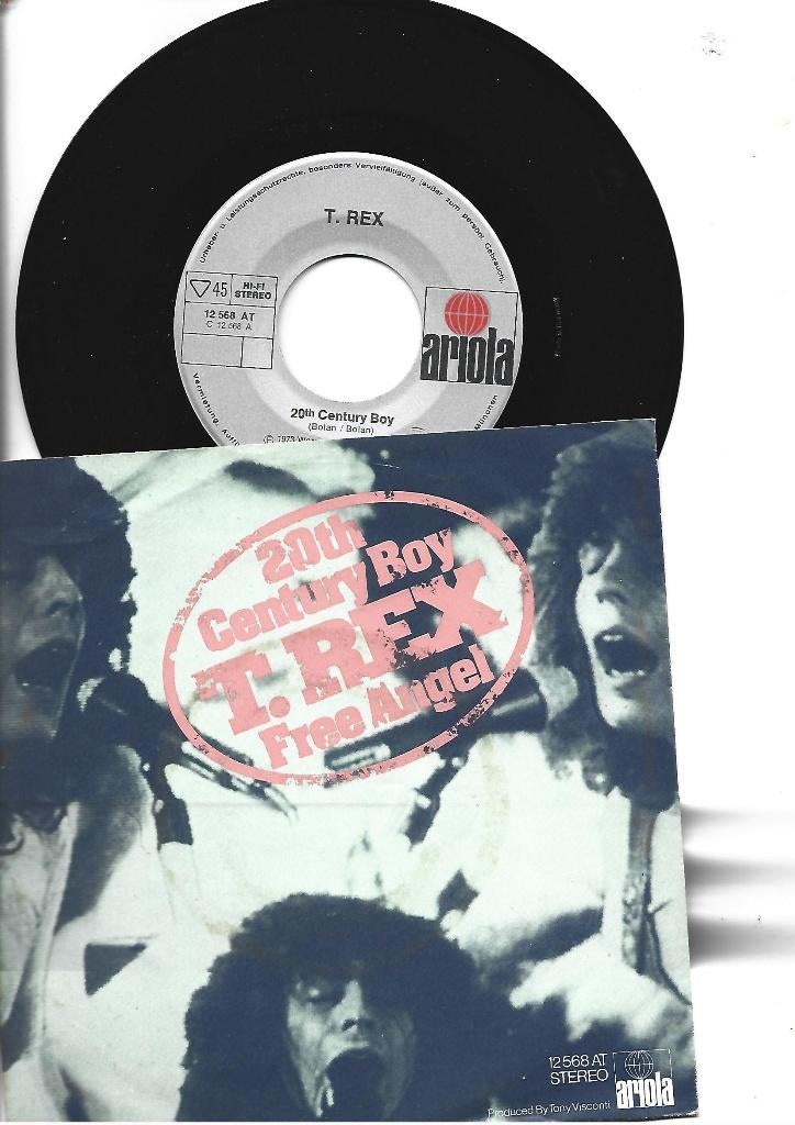 T-REX SINGLE 7" 20TH CENTURY BOY -1973, 7 inch, Single, Ophalen of Verzenden, Zo goed als nieuw
