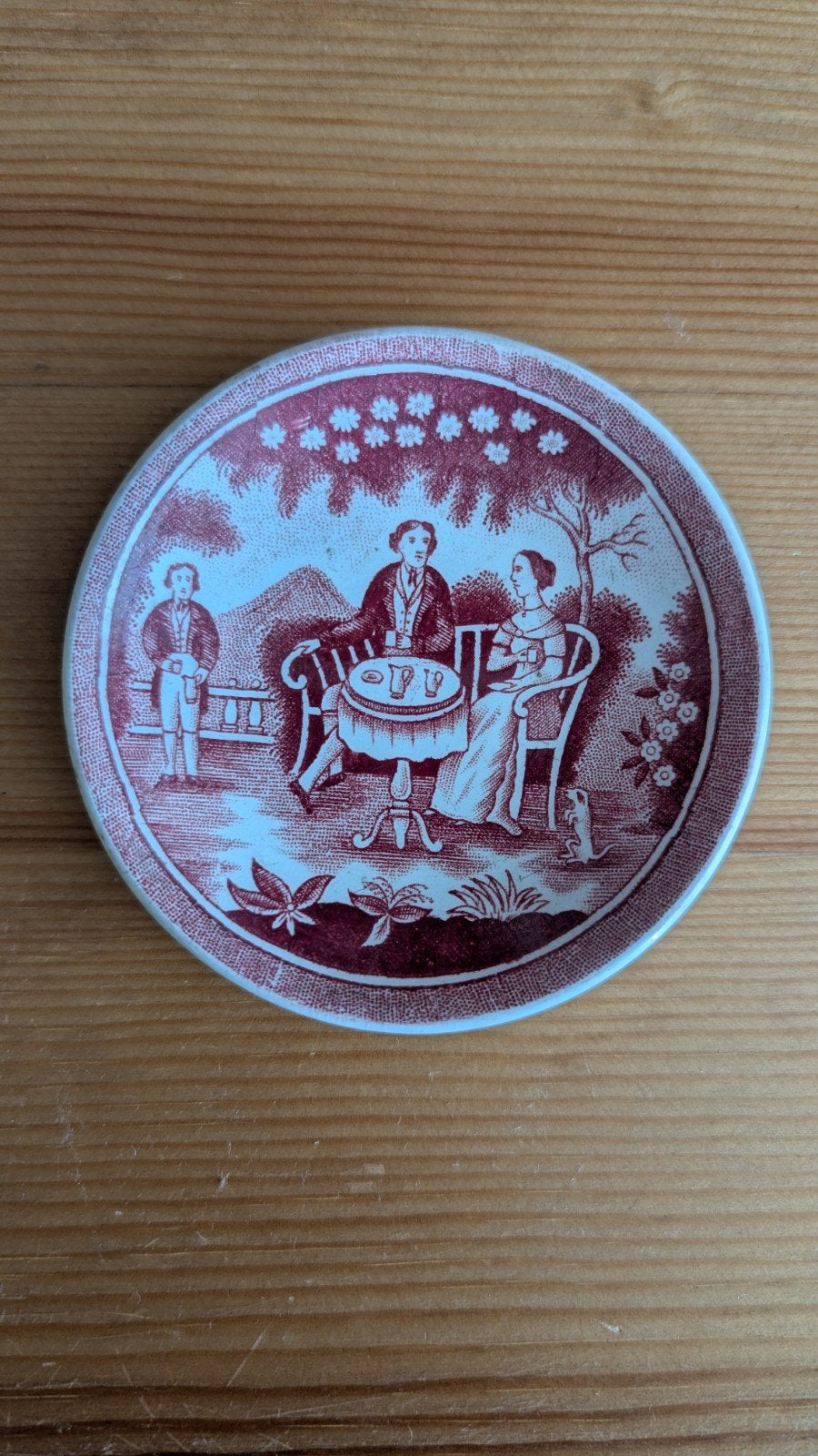 Uddelermeer, Schoteltje van Theehuis Uddelermeer, Ophalen