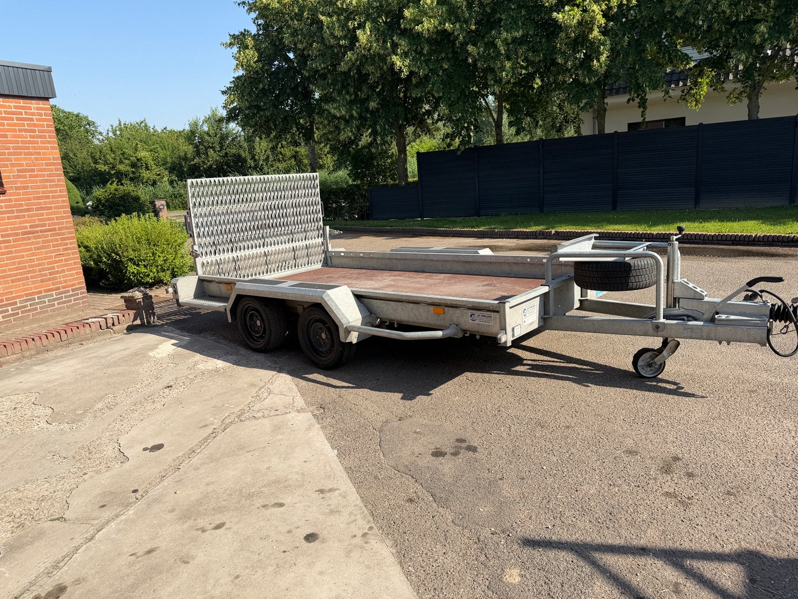 HAPERT INDIGO machinetransporter 365x170 3500kg 2024, Auto diversen, Aanhangers en Bagagewagens, Ophalen, Zo goed als nieuw
