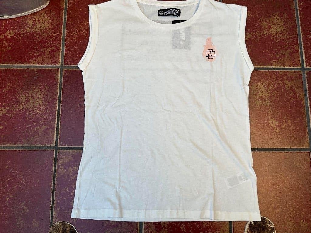 "Flamme" T-shirt gebroken wit van Rammstein Maat XL, "Flamme" T-shirt gebroken wit van Rammstein Maat XL, Nieuw, Ophalen of Verzenden