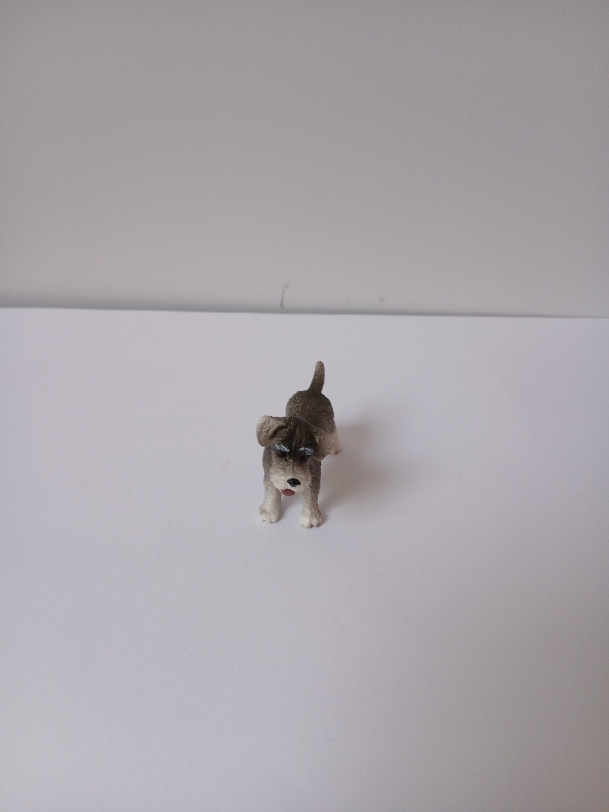 Schleich hondje - Schnauzer miniatuur figuur, Ophalen of Verzenden, Zo goed als nieuw
