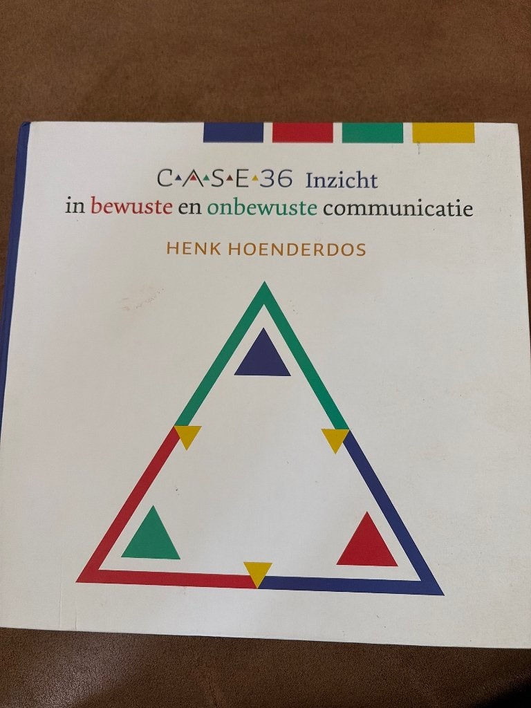 CASE inzicht In bewuste en onbewuste communicatie, Ophalen of Verzenden, Zo goed als nieuw