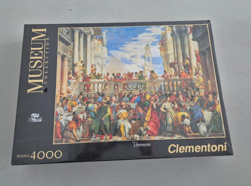 Clementoni Museum Collectie Veronese 4000 stukjes puzzel, Hobby en Vrije tijd, Denksport en Puzzels, Ophalen, Meer dan 1500 stukjes