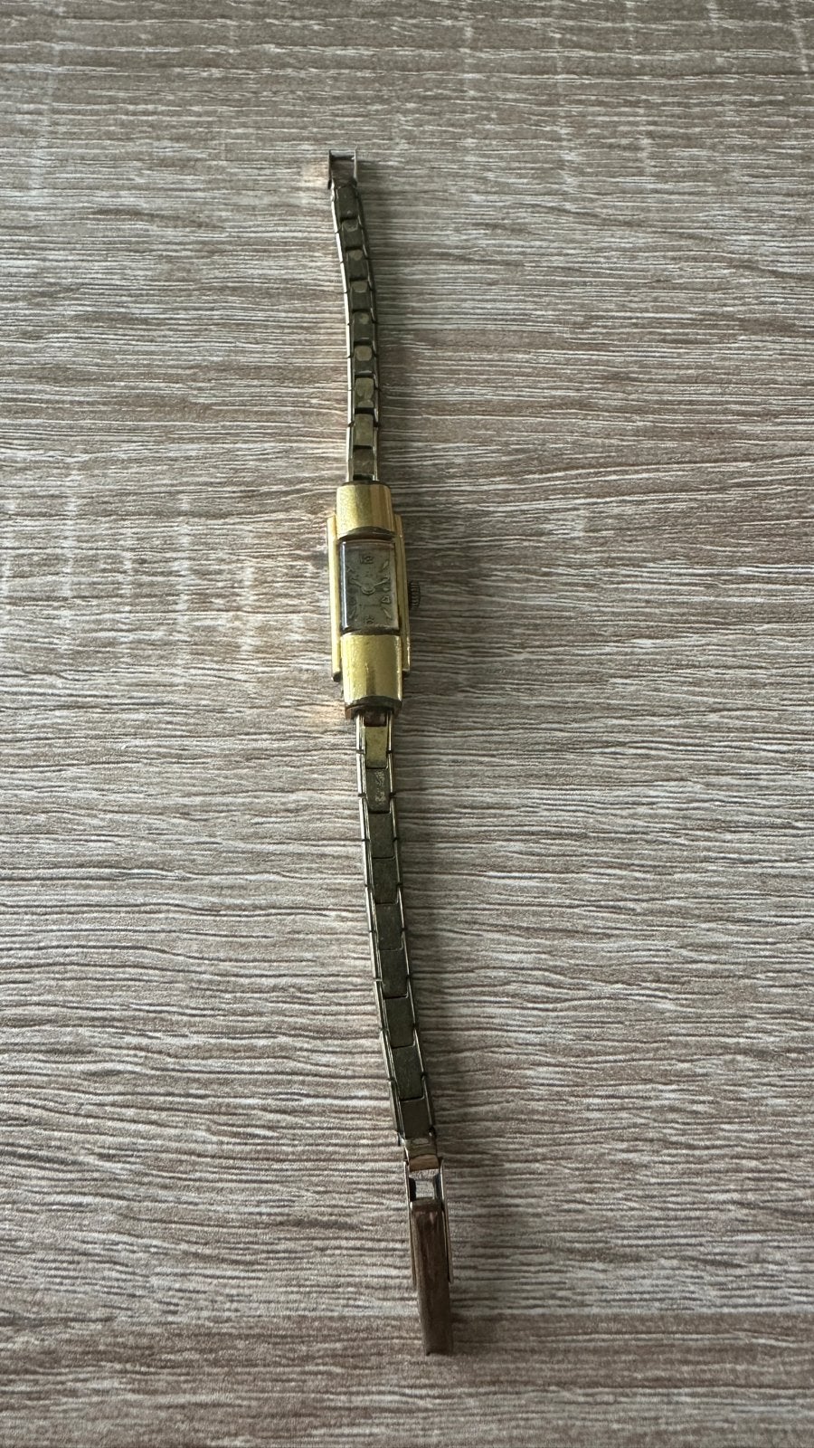 Vintage Polshorloge - Verguld - Swiss Made, Overige materialen, Met bandje, Polshorloge, Onbekend