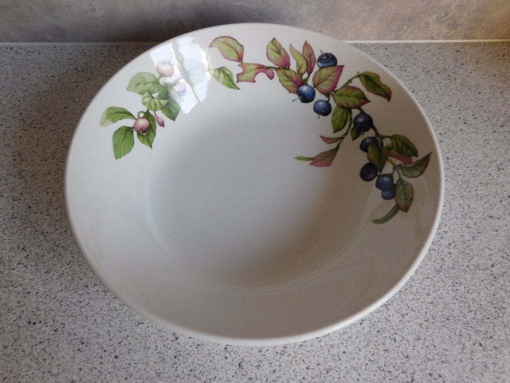 Diep Bord 19 cm Bosbes Bosvruchten Wedgwood Marjolein Bastin, Landelijk/Boerenbont, Ophalen of Verzenden, Zo goed als nieuw, Bord(en)