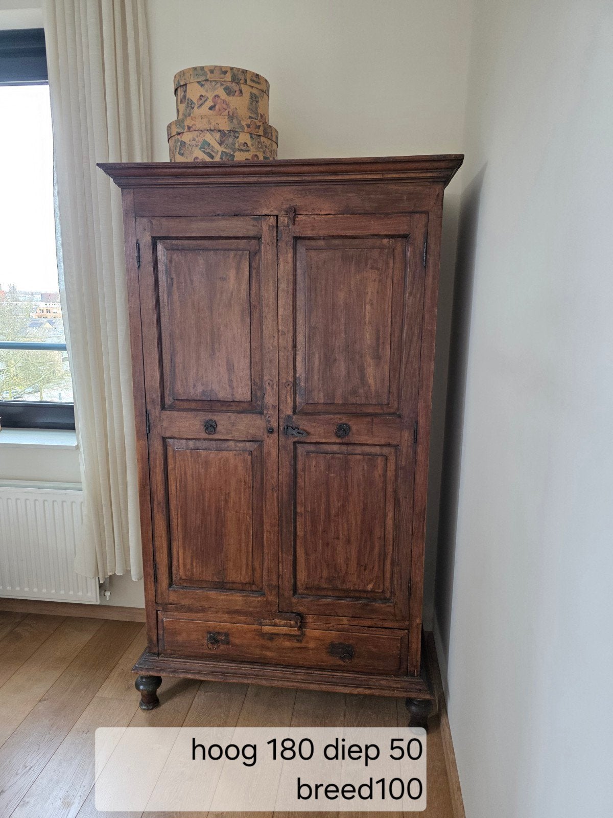 antieke kast, Ophalen