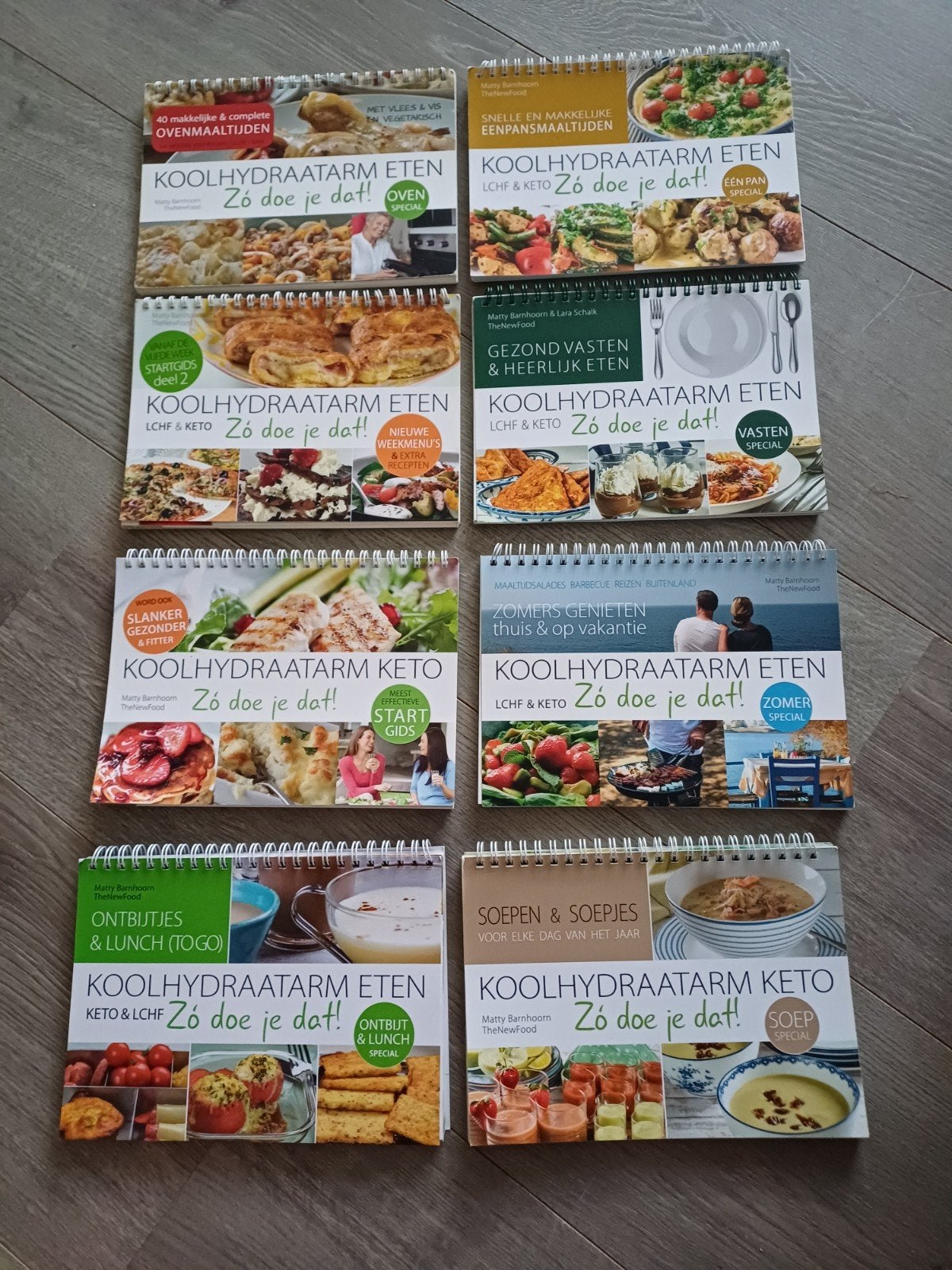 8 x New food -  Matty Barnhoorn, Boeken, Ophalen of Verzenden