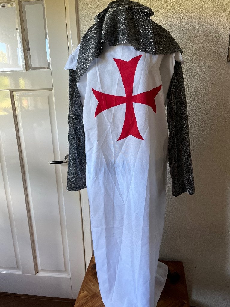 Mooi kostuum voor Ridder of kruisvaarder in maat L., Maat 52/54 (L), Ophalen of Verzenden, Overige thema's, Kleding