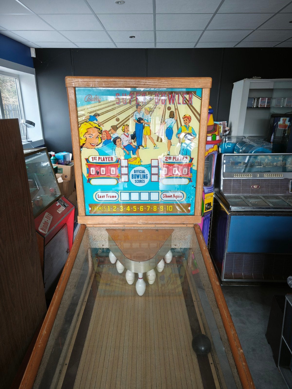 Aparte Bally Bowling Flipperkast, Verzamelen, Automaten | Flipperkasten, Ophalen of Verzenden, Gebruikt, Flipperkast