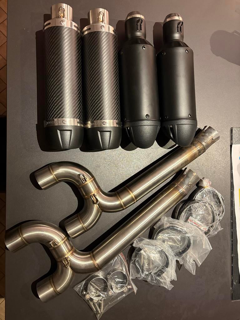 2x dubbele uitlaat Yamaha FZ6 (nieuw), Ophalen, Nieuw, Universele onderdelen