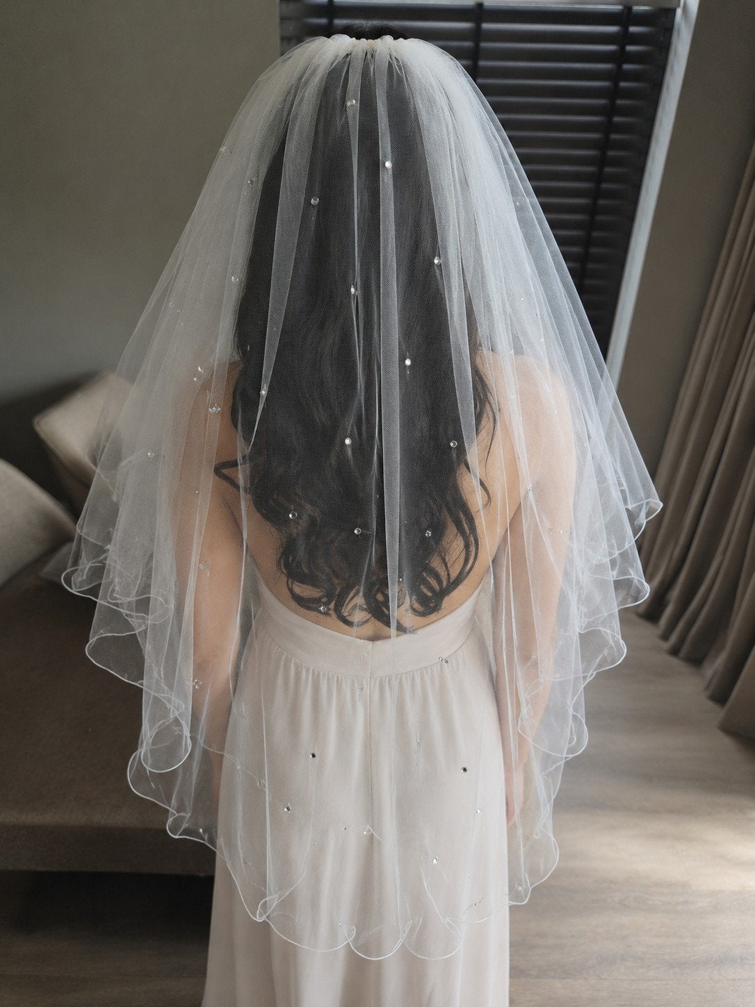 prachtige sluier nieuw cecile calanthe strass, Kleding | Dames, Trouwkleding en Trouwaccessoires, Ophalen of Verzenden, Nieuw