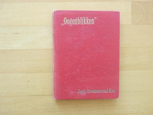 Oogenblikken Joris Groenenwoud Een bundeltje proza en poëzie, Ophalen of Verzenden, Gelezen, Eén auteur