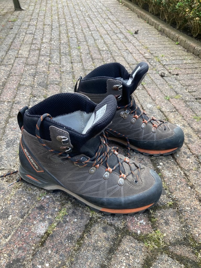 Scarpa bergschoenen maat 41,5 / 7,5 (UK), Sport en Fitness, Bergsport en Wandelen, Ophalen, Zo goed als nieuw, Schoenen