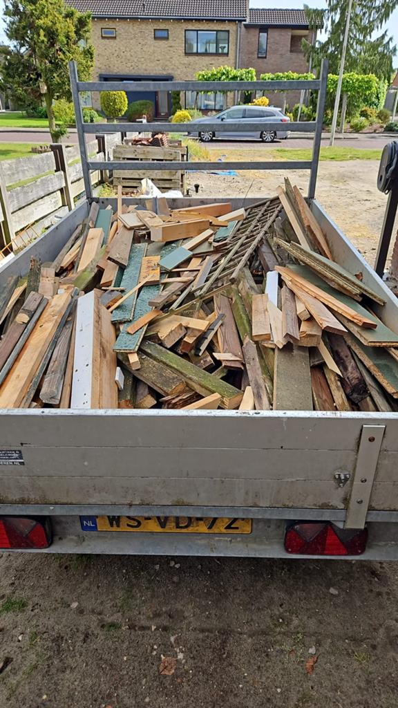 Afvalhout/ brandhout, Minder dan 3 m³, Ophalen, Overige houtsoorten